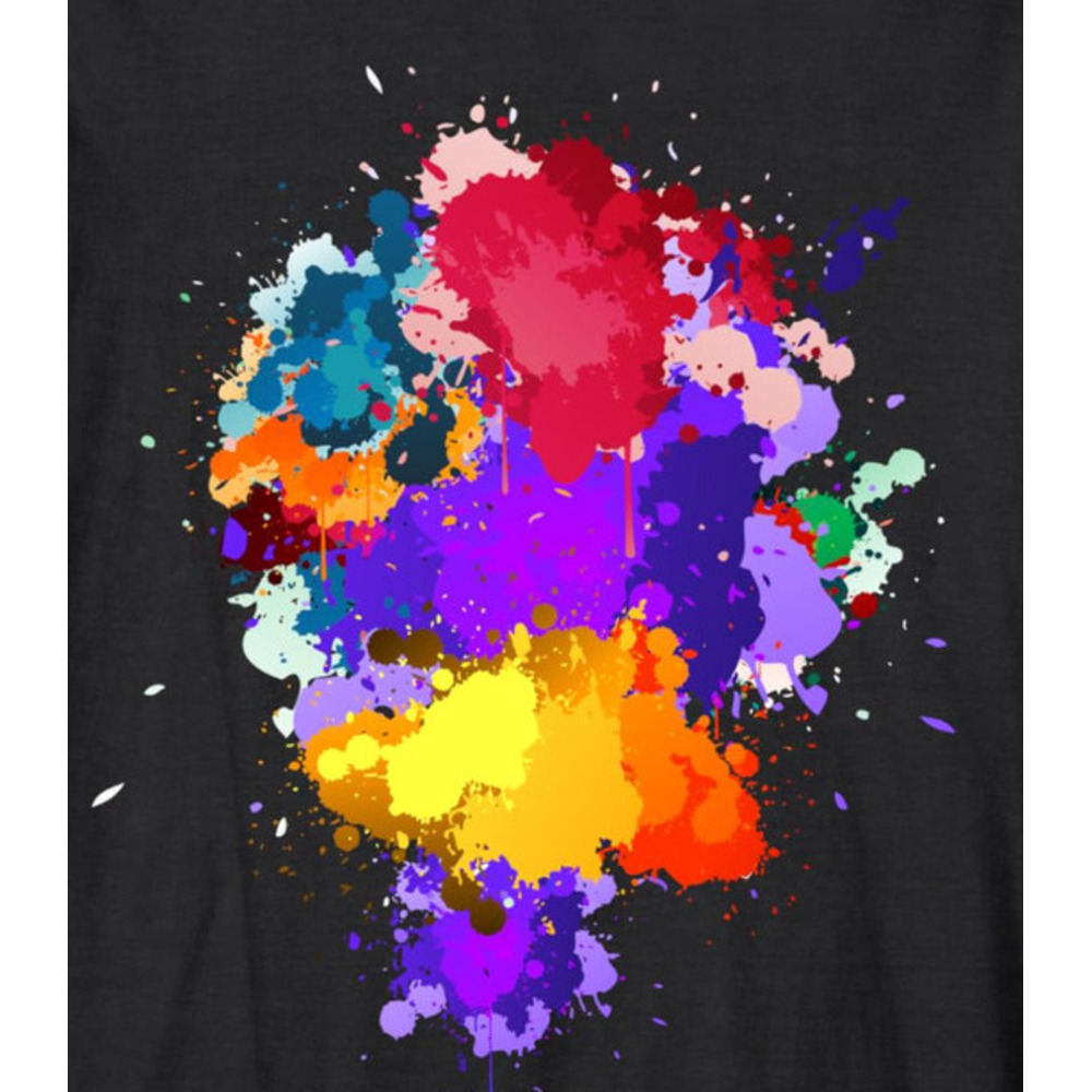 Long Sleeve Shirts for Men sweatshirt Colorful Splash Fun Artist Watercolor Funny Gift Long Sleeve Tee Streetwear Casual tops clothes fashion