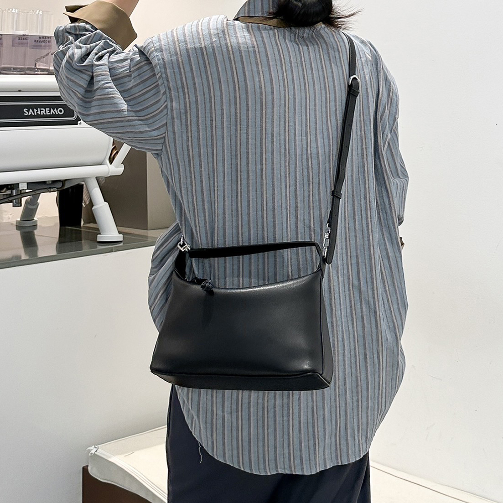 LEVANE Underarm Split Leather Versatile For Women Purses And Handbags Commuter Shoulder Bag dddmymoon