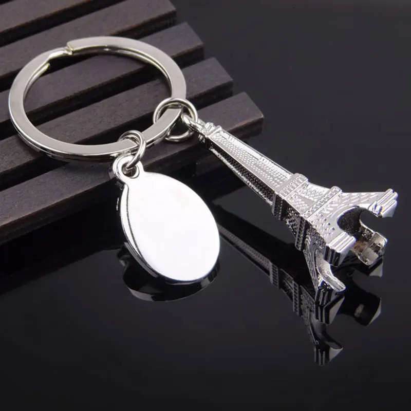 100Pcs Paris Eiffel Iron Chain Chaveiro Tower Keychain Llavero Keychain La Tour Eiffel Porte Clef Keyholder Keychain Gift 241115