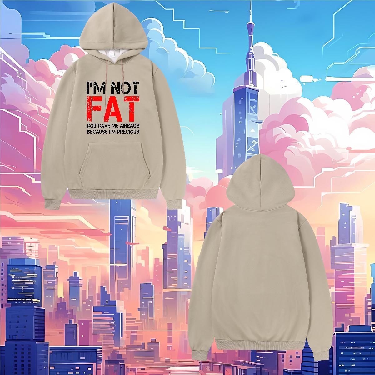 Classic Hooded Sweatshirt Breathable Loose Fit Hoodie Black White Top Hoody Warm Fleece Autumn Winter Casual