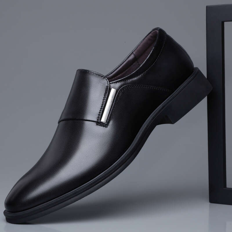 Men's Leather Shoe Fashion Dress Shoes Pointed Toe Split Casual Formal Loafers Business Wedding Oxfords atillas De Hombre Man
