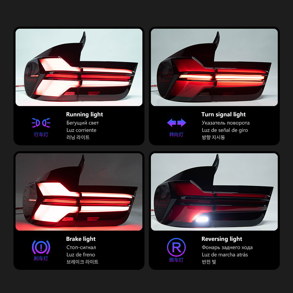 Taillight Upgrade For BMW X5 E70 2010-2013 LED DRL Brake Dynamic Turn Signal Light Assembly Car Lamp