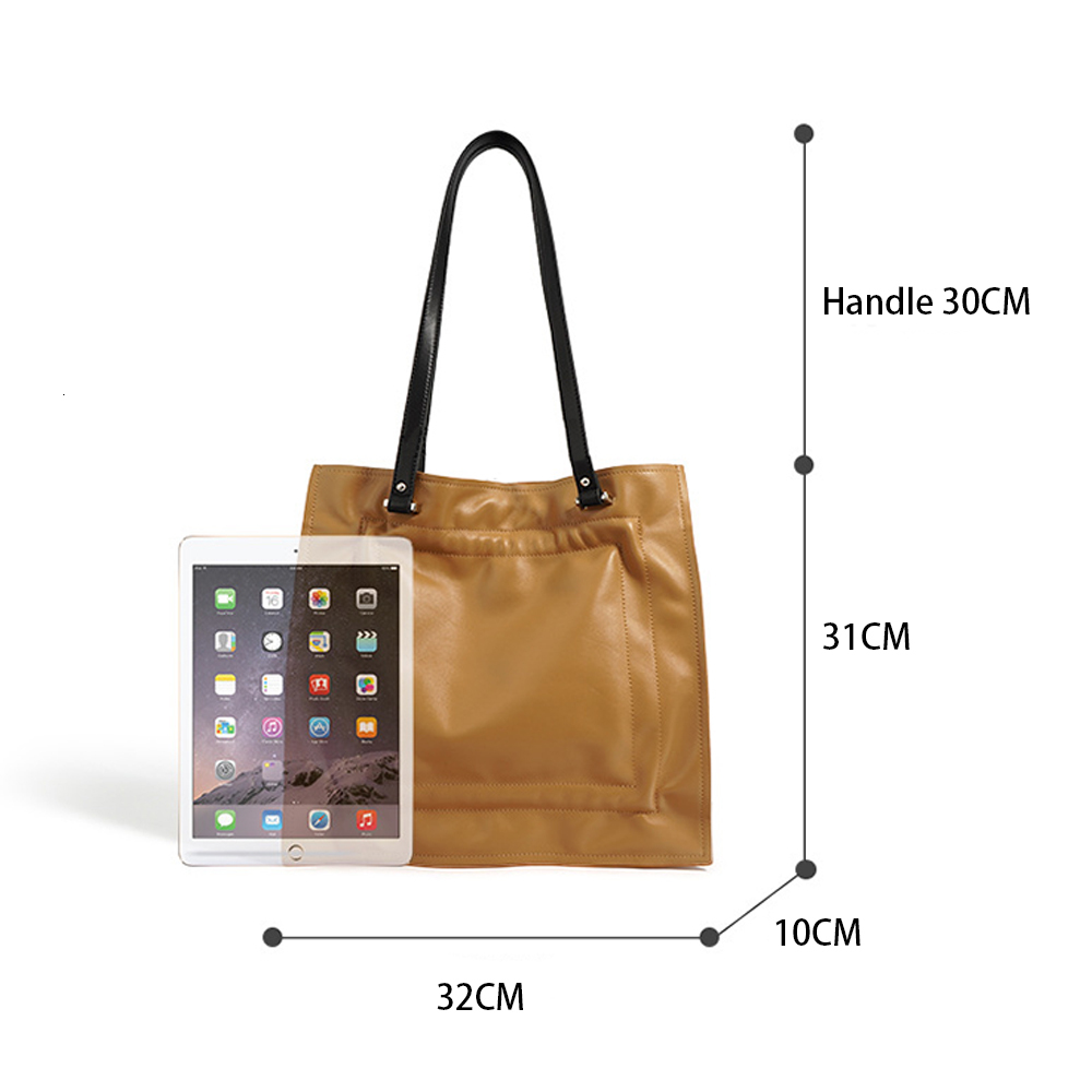 Fancy Design Large Capacity 100% Genuine Leather Casual Shopping Tote Bag dddmymoon