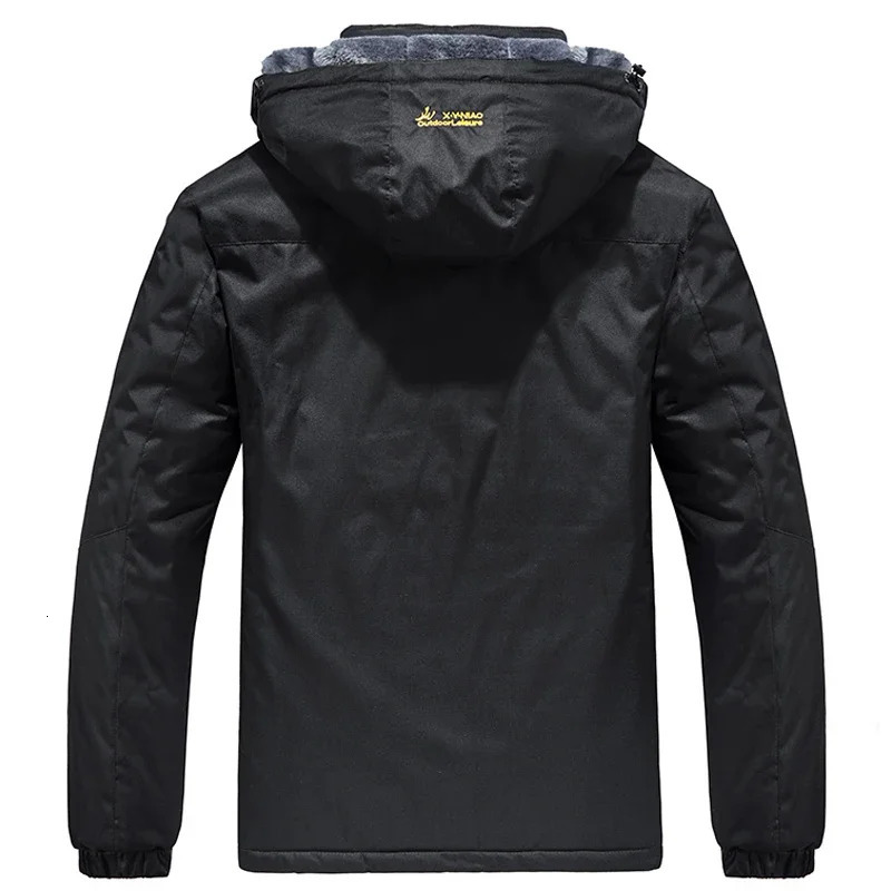 Men Thick Windproof Waterproof Jackets Male Parka Plus Size Winter Jacket Mens Wool Liner Snow Ski Hooded Coats 241115
