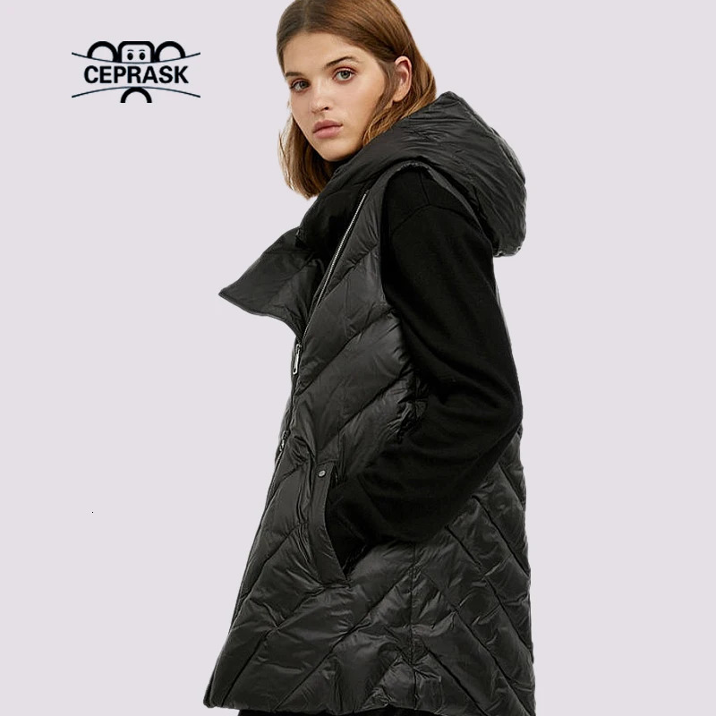 CEPRASK 8 Places Winter Intelligent Electric Vest Jacket Womens Coat USB Infrared Flexible Hooded Coat 241111