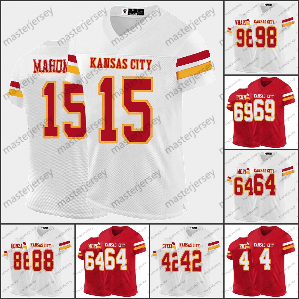 15 Mahomes Cities Football Jerseys Worthy Morris Smith McDuffie Kelce Gonzalez Wharton Moore 34 Perine Rice Gray Hopkins Pacheco Jones Custom