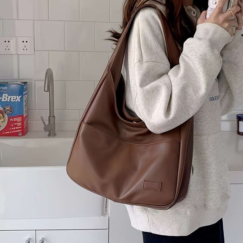 Spacious Genuine Leather Hobo Tote Bag For Everyday Use | Hot New Stylish & Durable