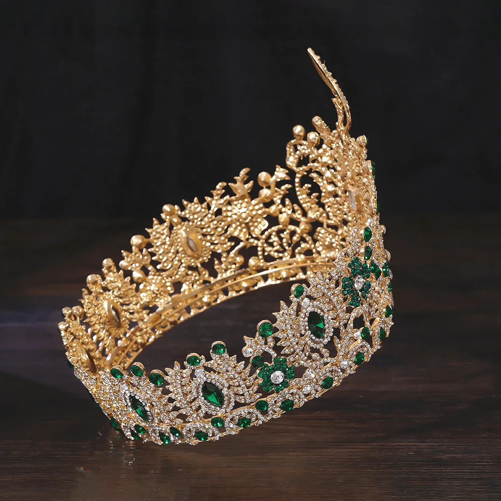 International beauty pageant Miss Pageant Crown Global High Tiaras Diamond Bridal Hair Accessories 241114