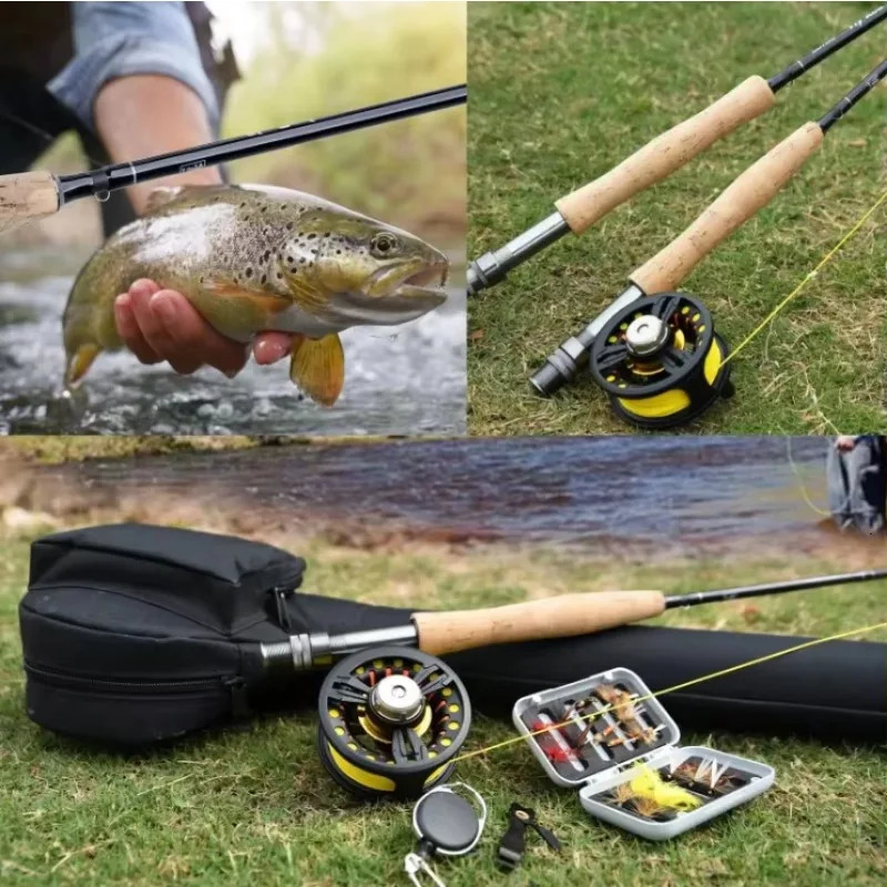 Got Fly Fishing Reel 5/6 7/8wt Trout Fly Reel Large Rod Die Casting Fishing Reel Aluminum Alloy Preloading with Wire Combination 241114