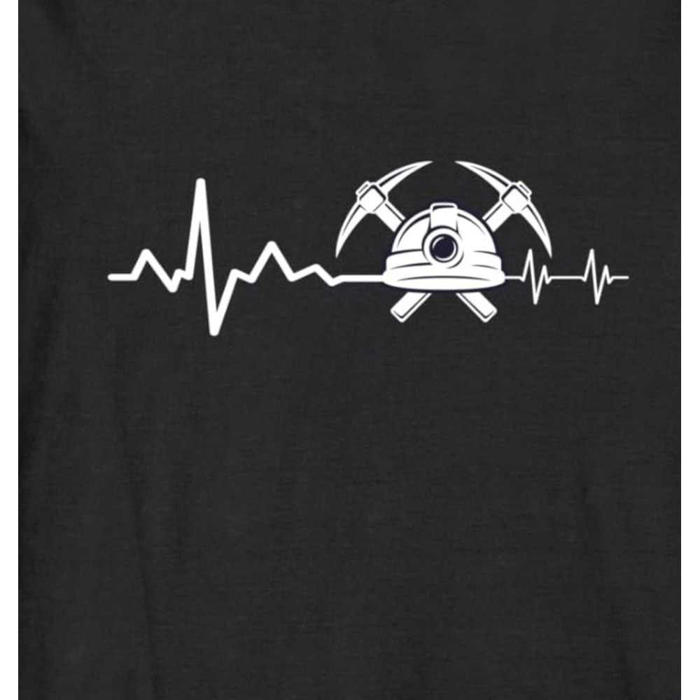 Long Sleeve Shirts for Men sweatshirt Geologist Heart Beat Hammer Rock Lover Gift Long Sleeve T-Shirt T shirt Tee Streetwear Casual tops clothes