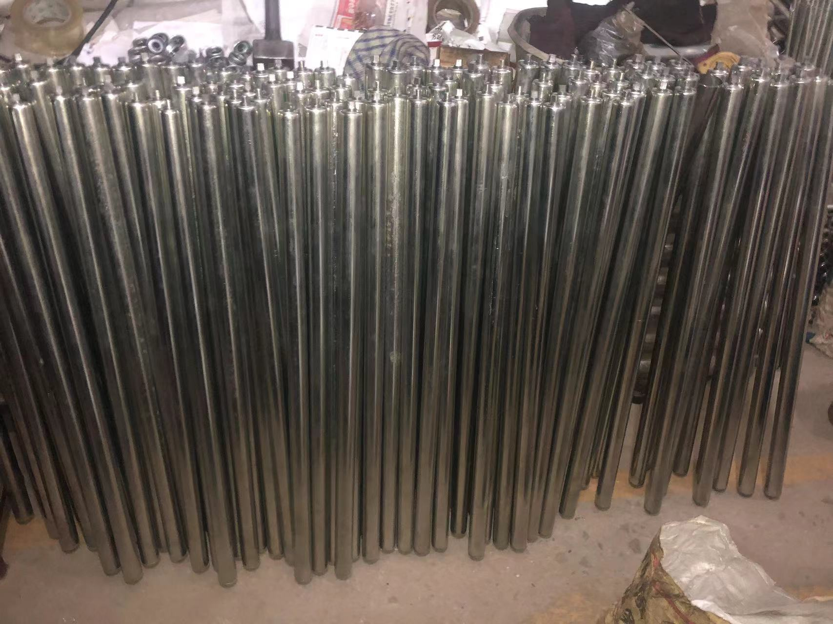 Wholesale non powered drum manufacturer workshop stainless steel assembly line conveying equipment chain wheel drum support roller drum