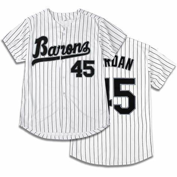 Tocament Birmingham Barons Michael 45 Baseball Jersey Jersey IN STOCK FAST SHIPPING Size S-XXXL