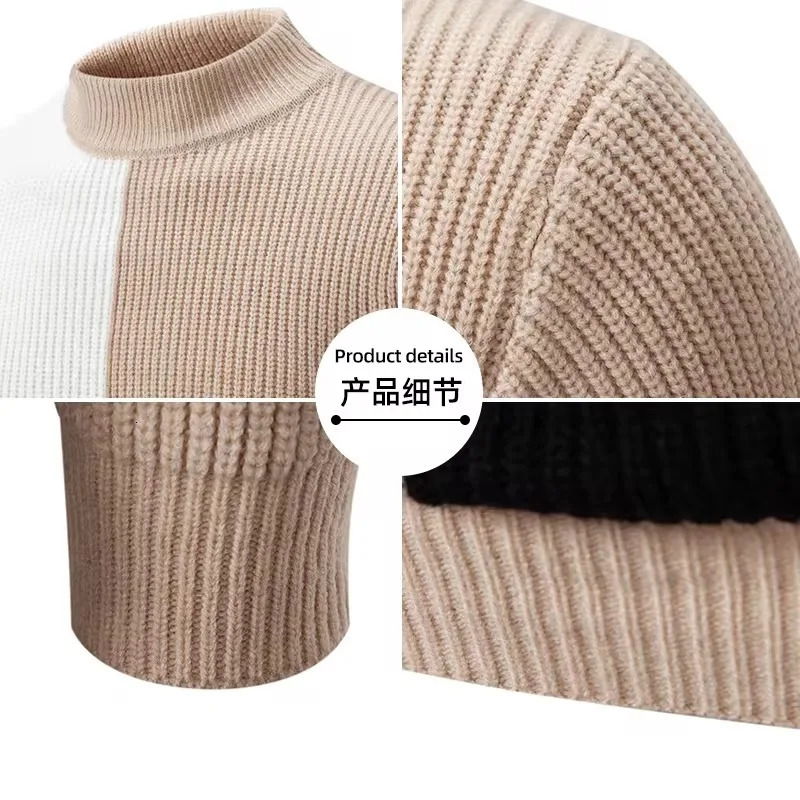 5 mens warm sweaters for autumnwinter wool knit fashionable Pullover 241115