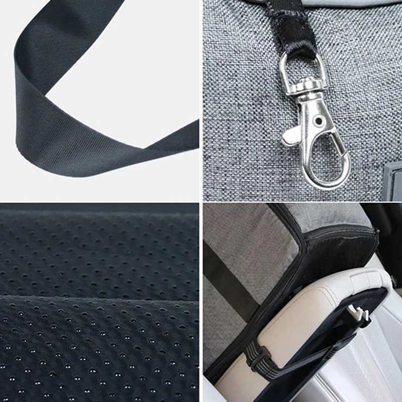 Dog Car Seat Covers Travel Pet Puppy Dog Car Seat Basket Booster Center Consol Bag Central Control Nonslip Carriers Safe Cats Hammock Pets Carrier z24