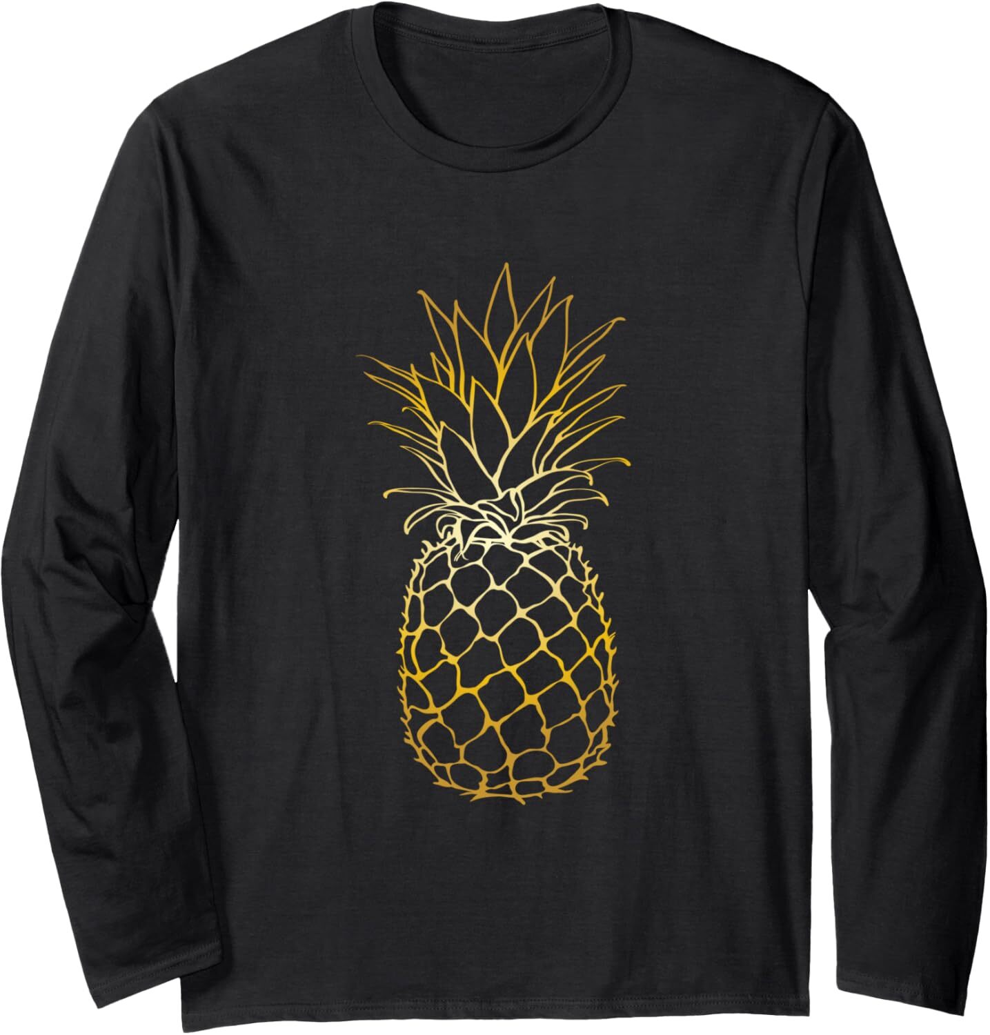Long Sleeve Shirts for Men sweatshirt Pineapple Beach Vacation Tropical Fruit Gift Long Sleeve Tee Streetwear Casual tops clothes cool