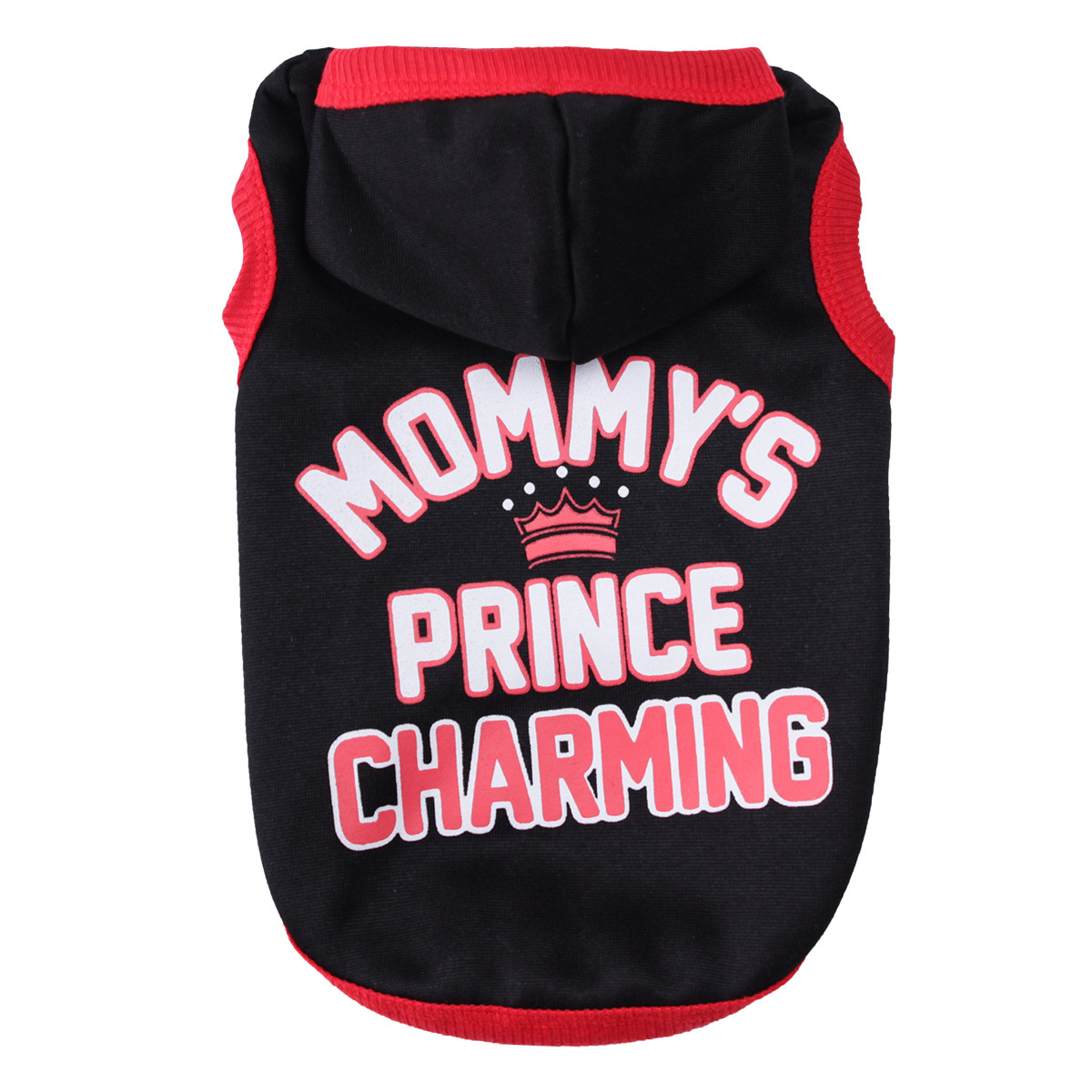 Fashion Design Printing Letter Dog Hoodie No Sleeves Autumn Winter New Dog Clothes