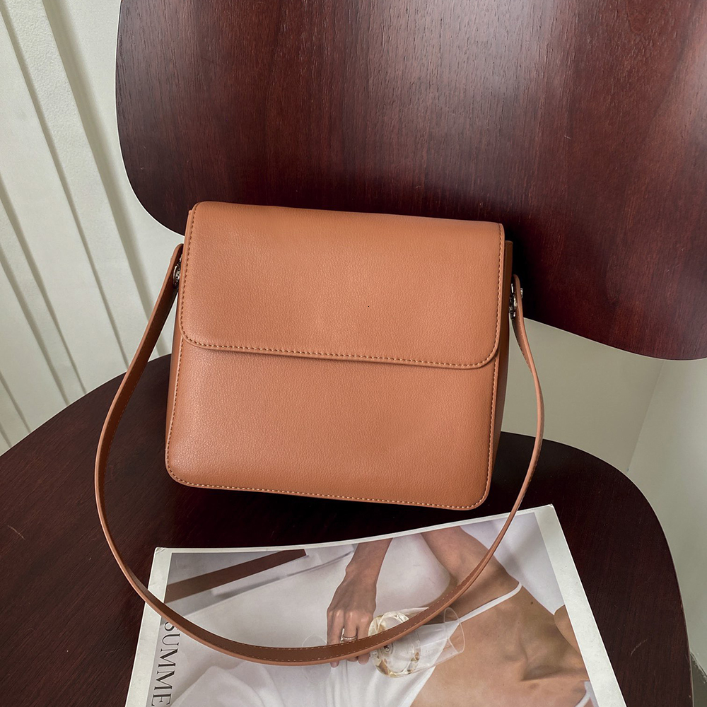 High-end Casual Square Crossbody Women's Split Leather Versatile Underarm Shoulder Bags dddmymoon