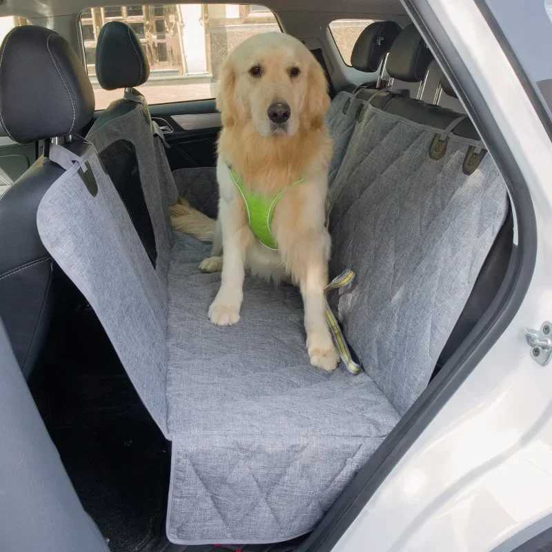 Dog Car Seat Covers Universal Dog Car Seat Cover Waterproof Pet Car Seat Back Row Dog Pad Hammock Vehicle Rear Cover Cushion for Dogs Safety Pad z2411
