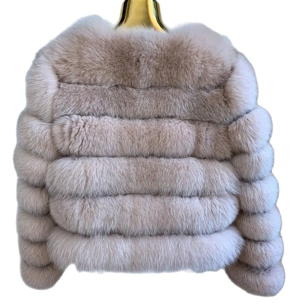 Real Fur Coat Winter Jacket Women natural large wool fur coat Street warm long sleeve detachable vest 241115