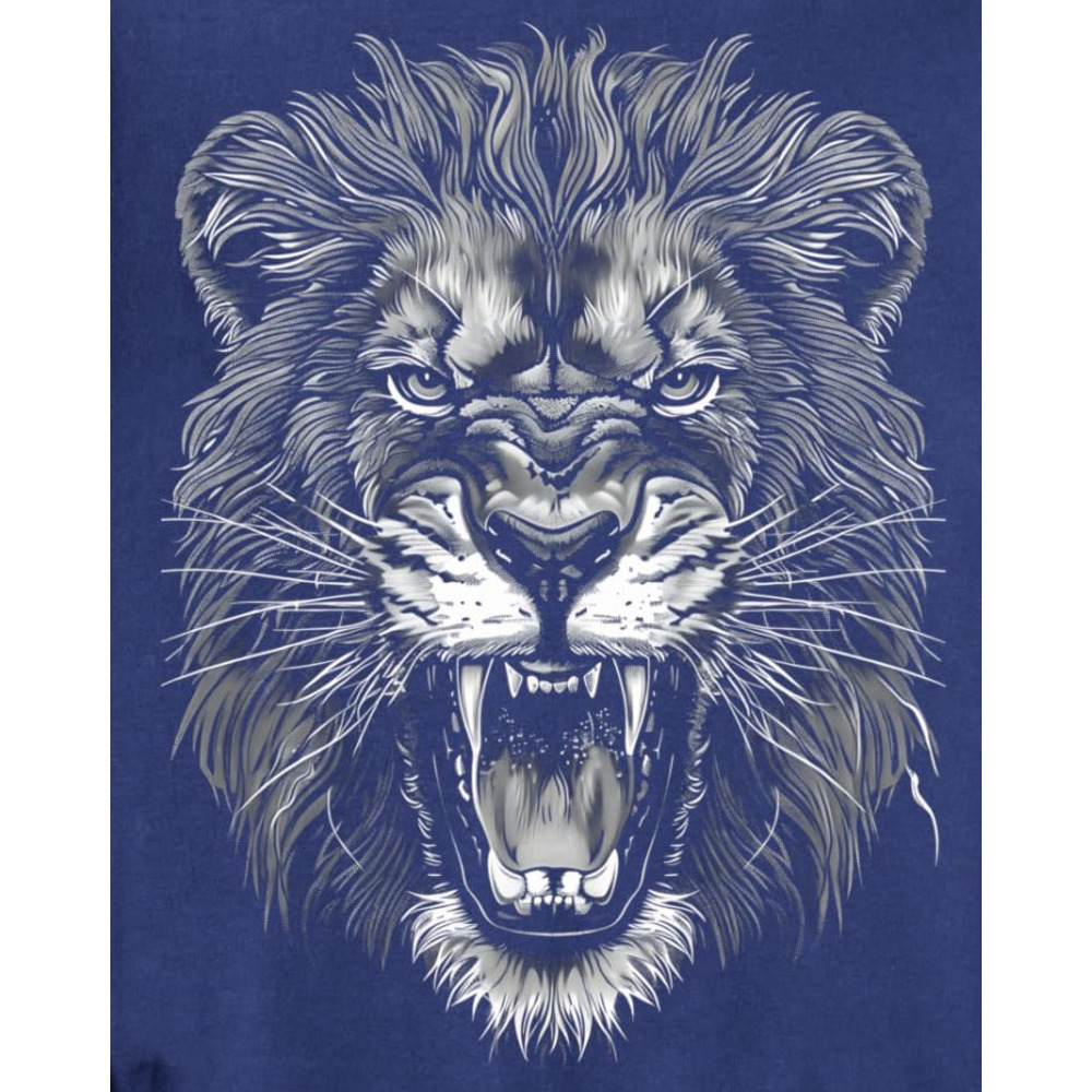 Long Sleeve Shirts for Men sweatshirt Lion Roaring Wildlife Animal Lover Graphic Graphic Tees Sweatshirt T shirt Tee Streetwear Casual tops clothes