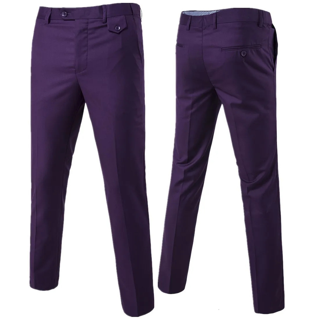 Mens set pants Business mens casual Trouser gentlemens party solid color 9color beauty S01P 241115