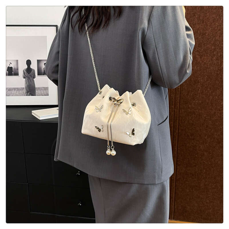 Leather Drawstring Bucket Crossbody hot Handbag for Women - Chic & Fashionable Shoulder Bag