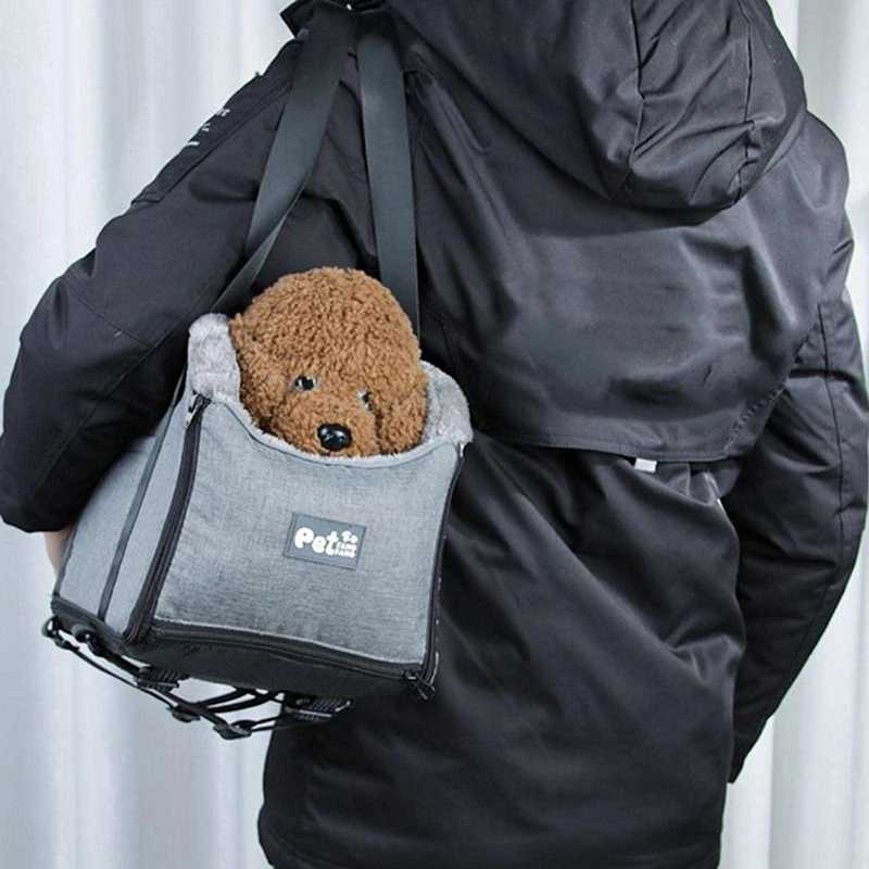 Dog Car Seat Covers Travel Pet Puppy Dog Car Seat Basket Booster Center Consol Bag Central Control Nonslip Carriers Safe Cats Hammock Pets Carrier z24