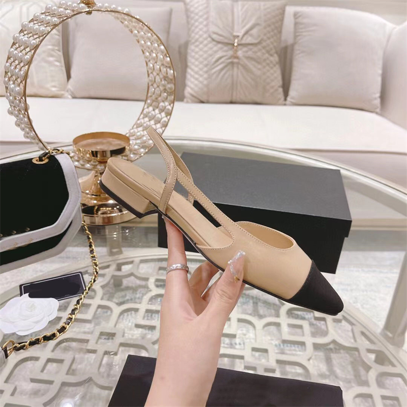 2025s Matching ribbon diamond Wedding shoes Designer women's leather strap box