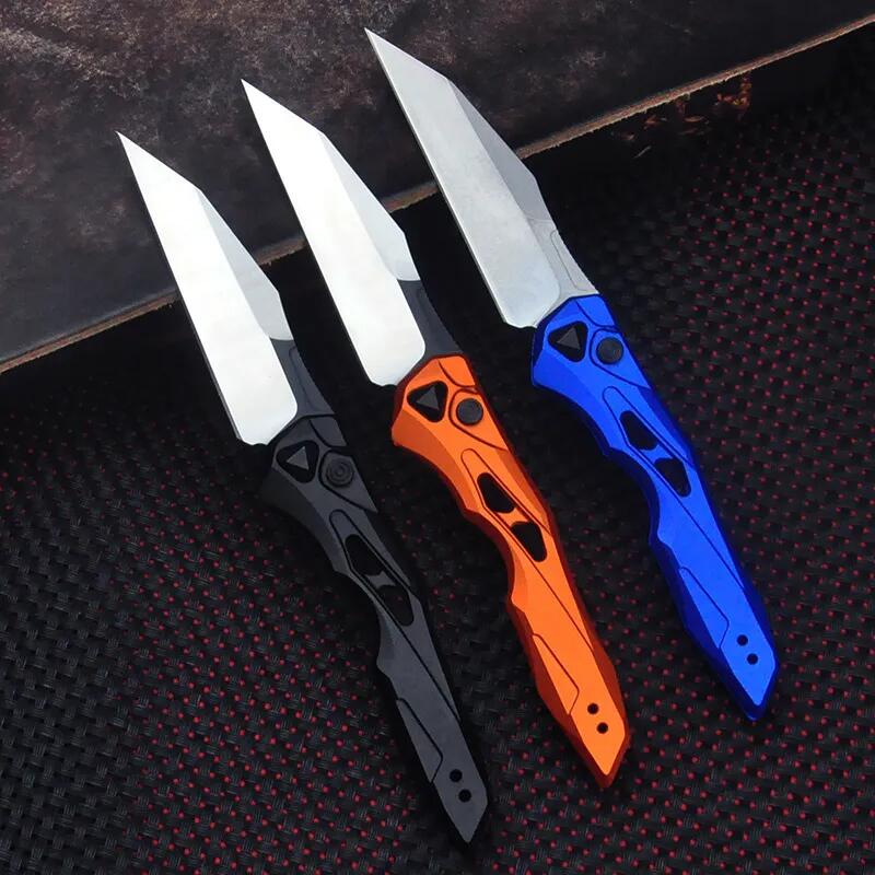 3Models 7650 Launch 13 Folding Knife 3.5" Two-Tone CPM-154 Blade, Anodized Aluminum Handles