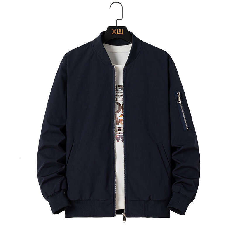 Business Baseball Spring And Autumn Work Suit, Pilot Jacket, Team Clothing Embroidery Print