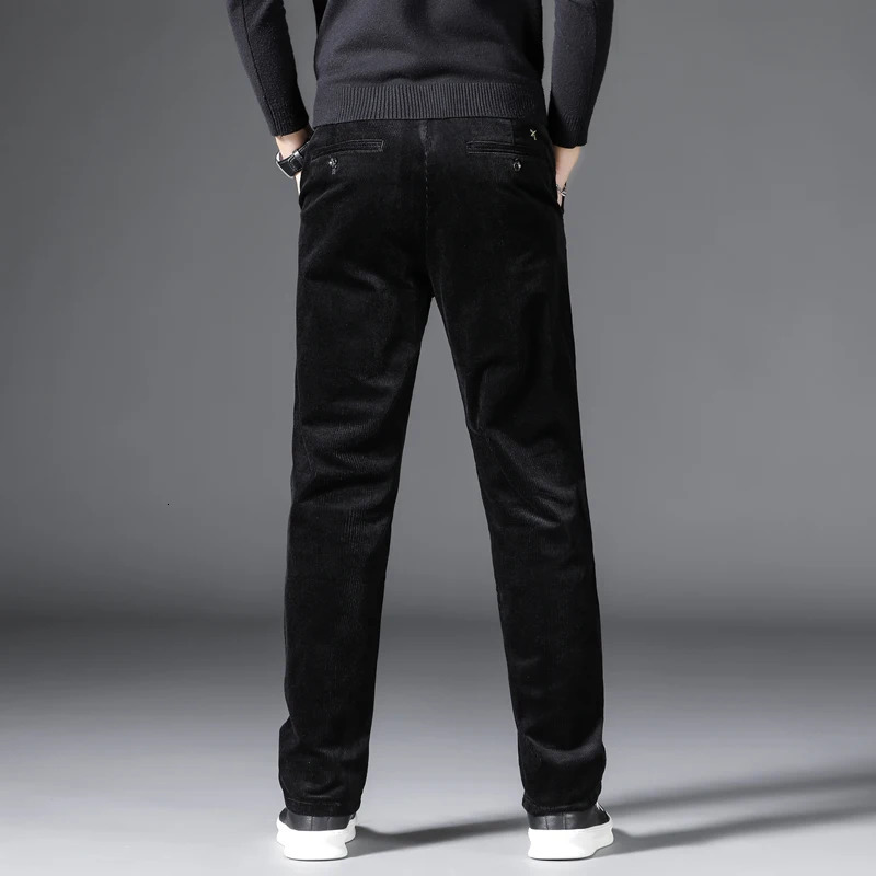 Autumn Winter Denim Shorts Mens Fashion Stretch Blue Grey Straight Triple Classic Large Size 36 38 40 42 241115