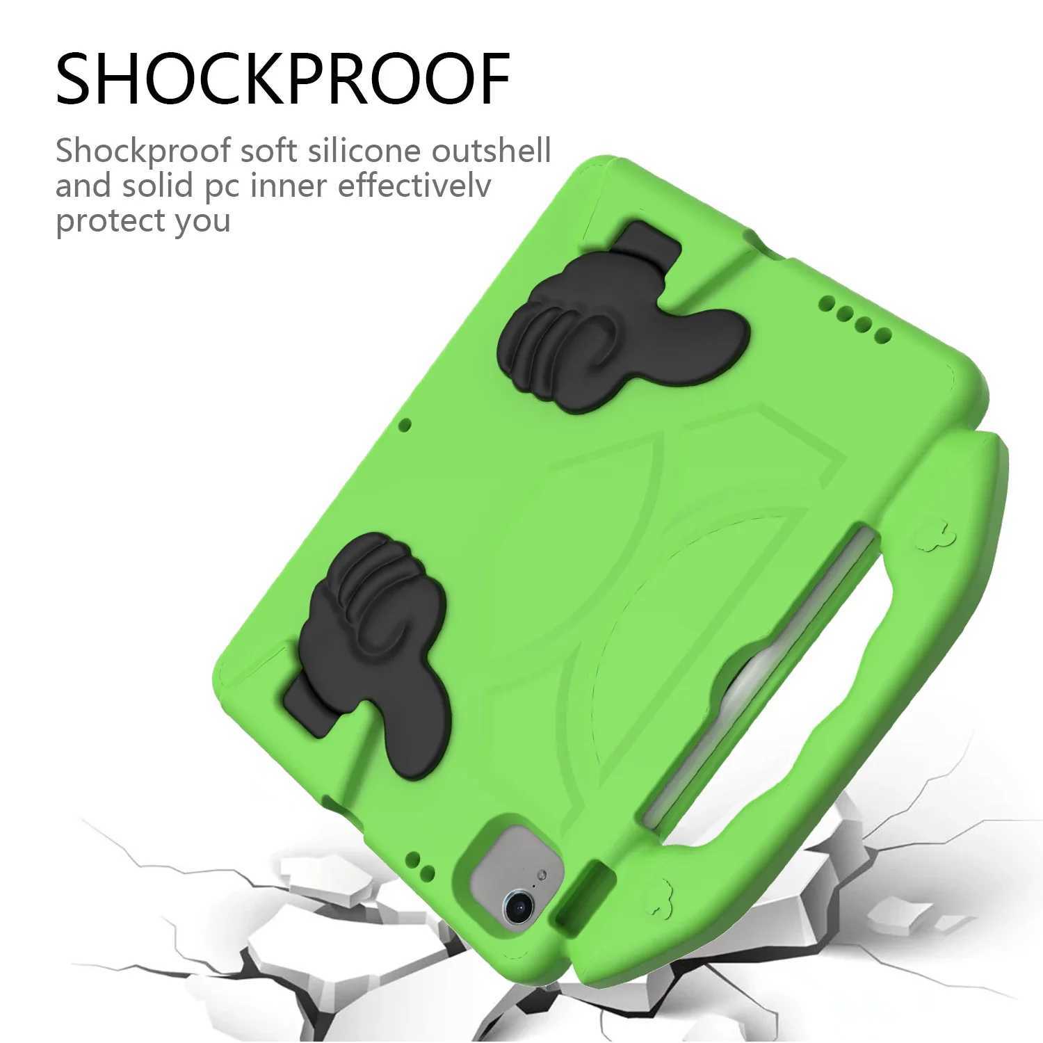 New Arrival EVA tablet cover for iPad Pro 11 10.5 9.7 Air 5 4 3 2 1 iPad Mini 6 iPad 10.2 2021/2019 shock-absorbing case with bracket Z241115