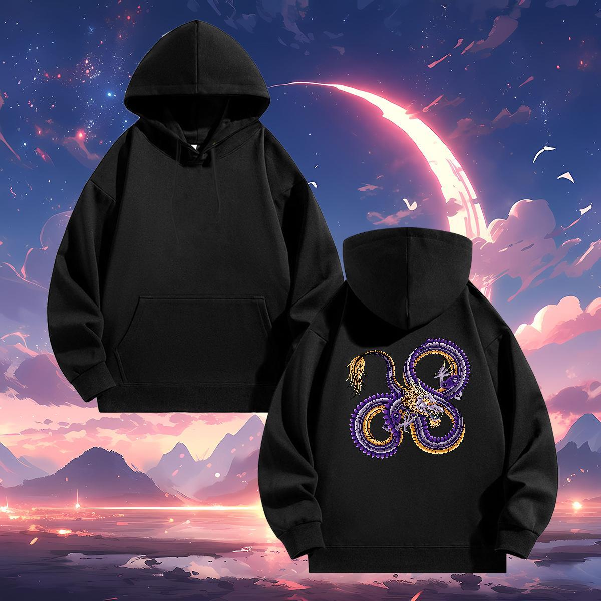 2024 New Hoodie Men Oversized TOP Quality Mens Hoodie Wear Hip Hop Street Velvet Thick Hooded Collar Breathable