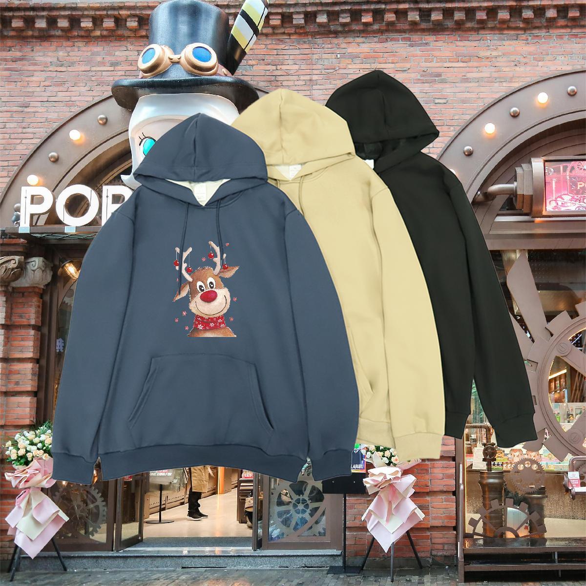 Classic Casual Women Hoodie DIY Logo Oversized Designer Women Tops Hoodie Clothes Hoodie Long Sleeve Soft Beach Thick Plush