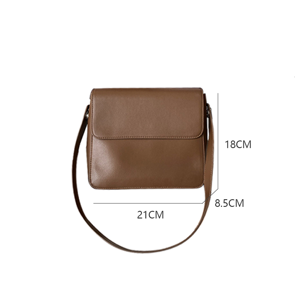 High-end Casual Square Crossbody Women's Split Leather Versatile Underarm Shoulder Bags dddmymoon