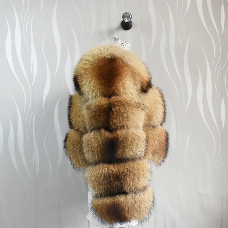 Winter Natural Fur Coat Short Section Warm Thickening Real Jacket Fashion Slim Women 241115