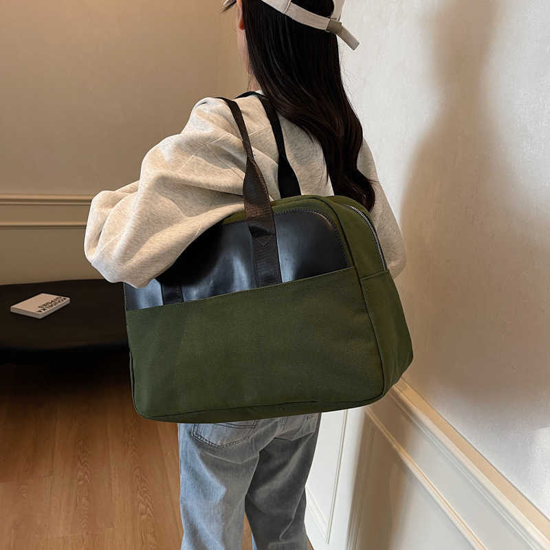 Large Capacity Short Distance Travel Bag Portable Laptop Bag Minimalist One Shoulder Yoga And Fitness Bag 241115