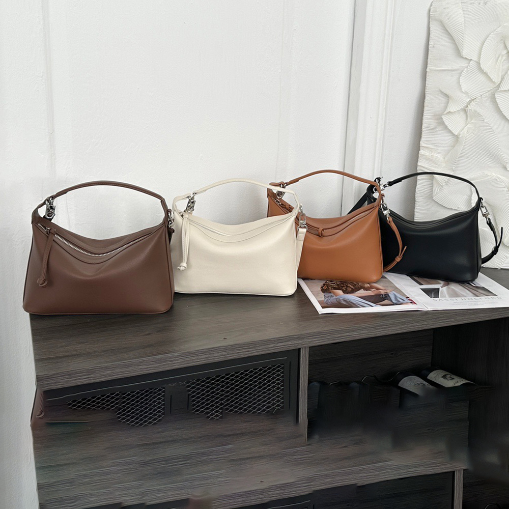 LEVANE Underarm Split Leather Versatile For Women Purses And Handbags Commuter Shoulder Bag dddmymoon