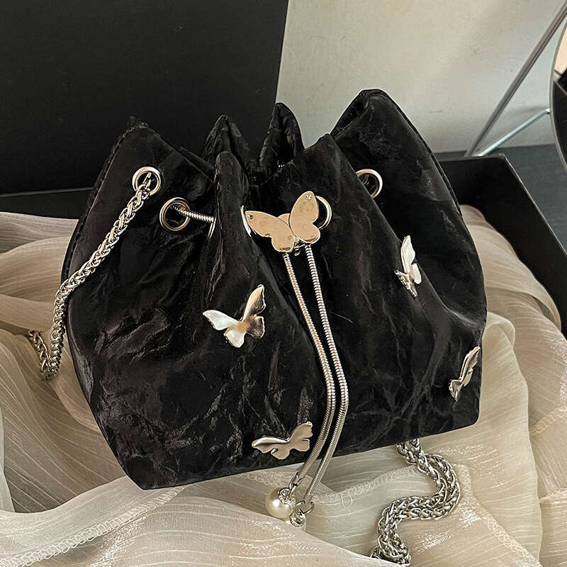 Leather Drawstring Bucket Crossbody hot Handbag for Women - Chic & Fashionable Shoulder Bag