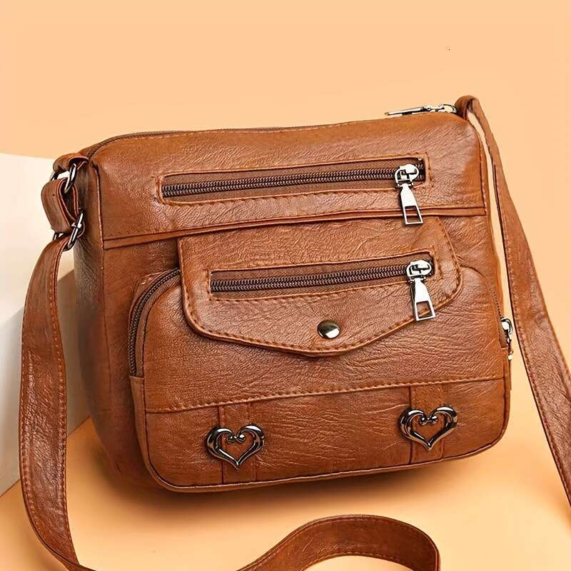 2025S Designer S New Model Fashion Crossbody Bag With Multiple Pockets Soft Shoulder Sg Purse For Middle Aged And Elderly Ladies Elegant Mom Handbag