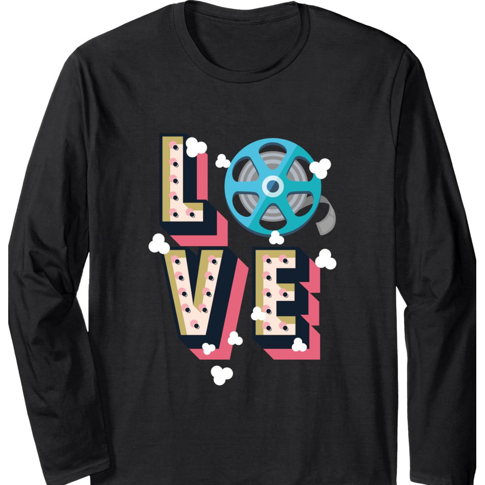 Long Sleeve Shirts for Men sweatshirt Love Theater, Theater People Acting Funny Gift Long Sleeve T-Shirt T shirt Tee Streetwear Casual tops clothes