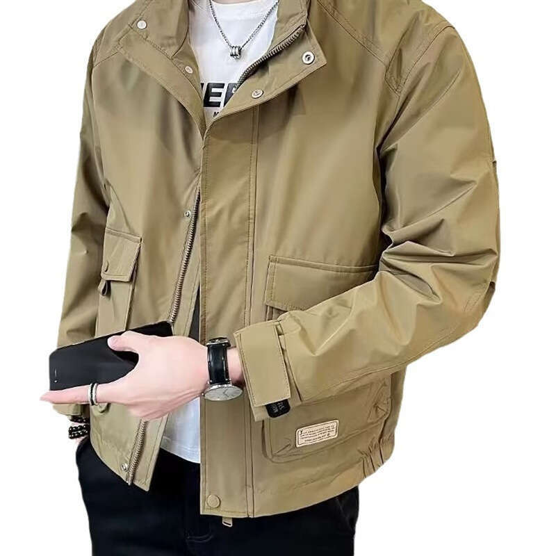 2025 New Outerwear For Men In Spring Autumn Fashion Brands, Trendy Handsome Tops, High-End Workwear Jackets, And Clothing