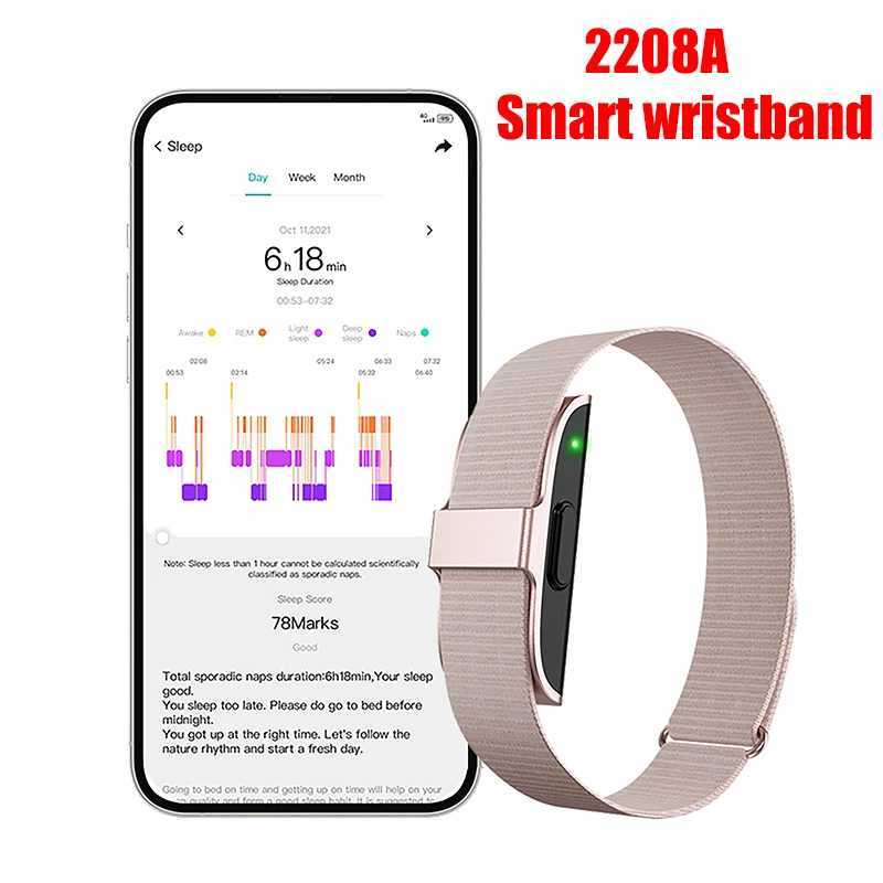 2208A intelligent bracelet blood pressure monitor Pedeter sports fitness tracker mens text electronic bracelet Y241114