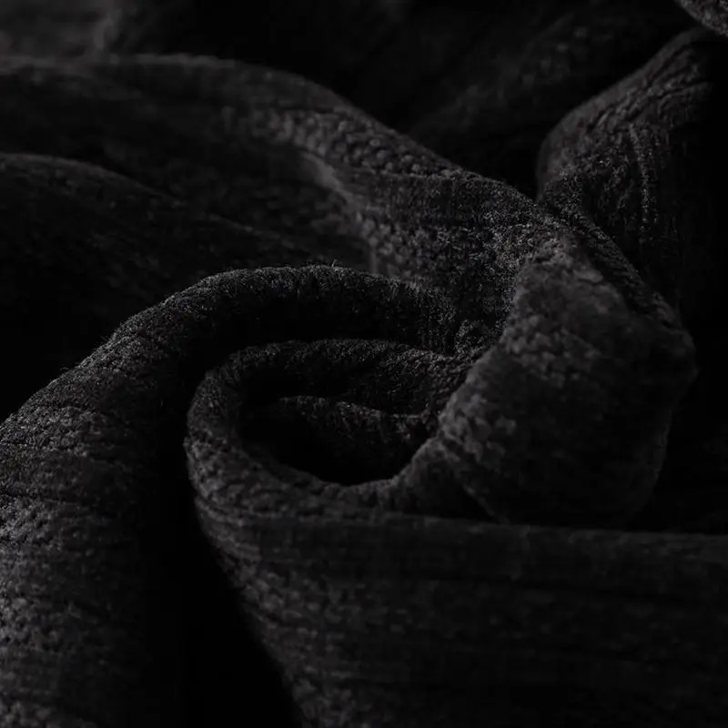 Autumn and Winter Fashion Mens Plus Velvet Thick Solid Color Pants Warm Ultra Thin Brushed Middle Waist Trouthers Clothing 241115