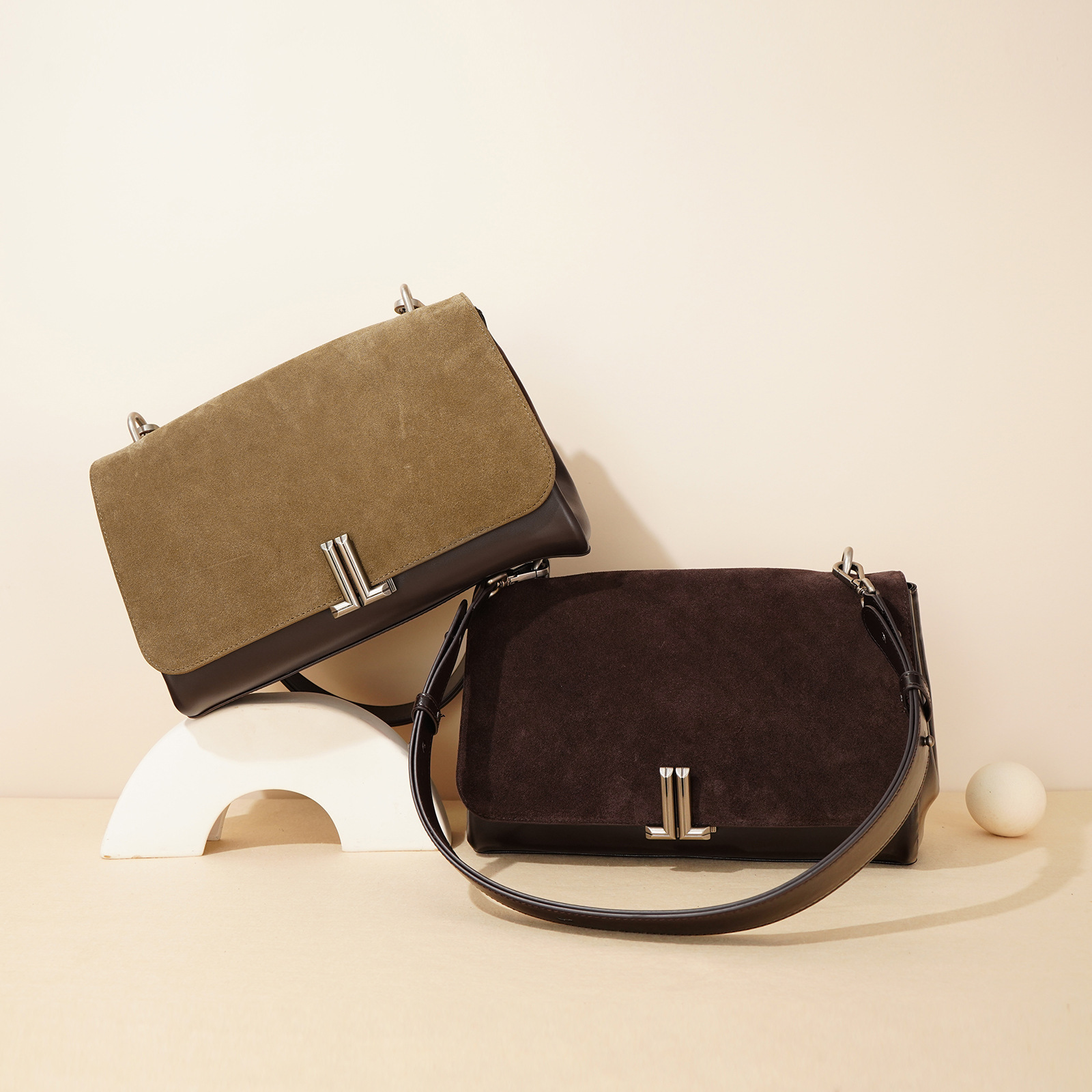 Bag For Women Trend 2024 Versatile Underarm Contrast Color One Shoulder Crossbody Leather Women's Bags dddmymoon