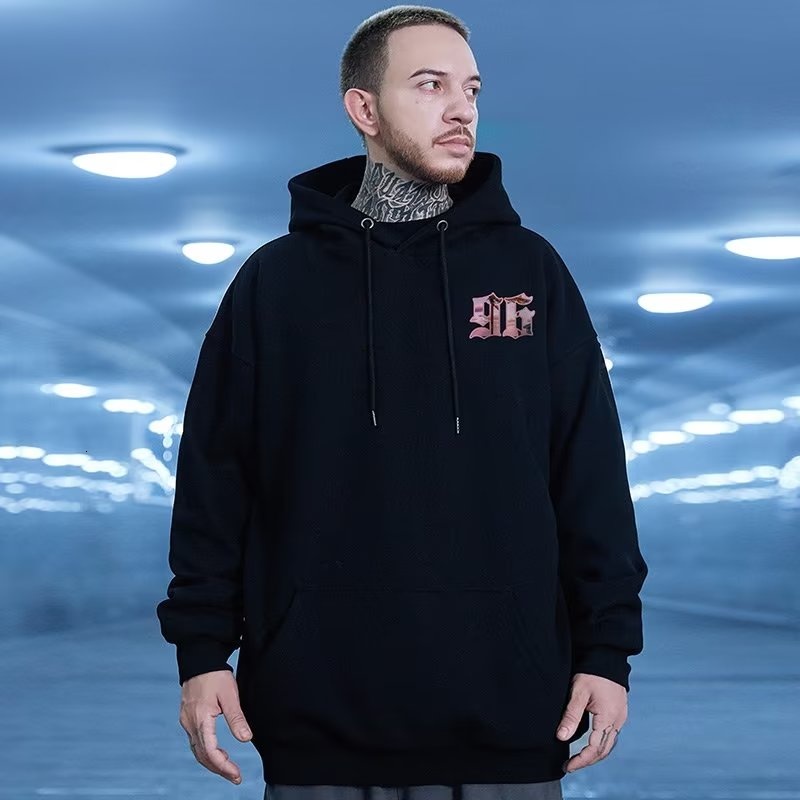 Designer's new M-8XL oversized men's American letter hooded sweater, loose hip-hop plus size hooded sweater, suitable for both men and women