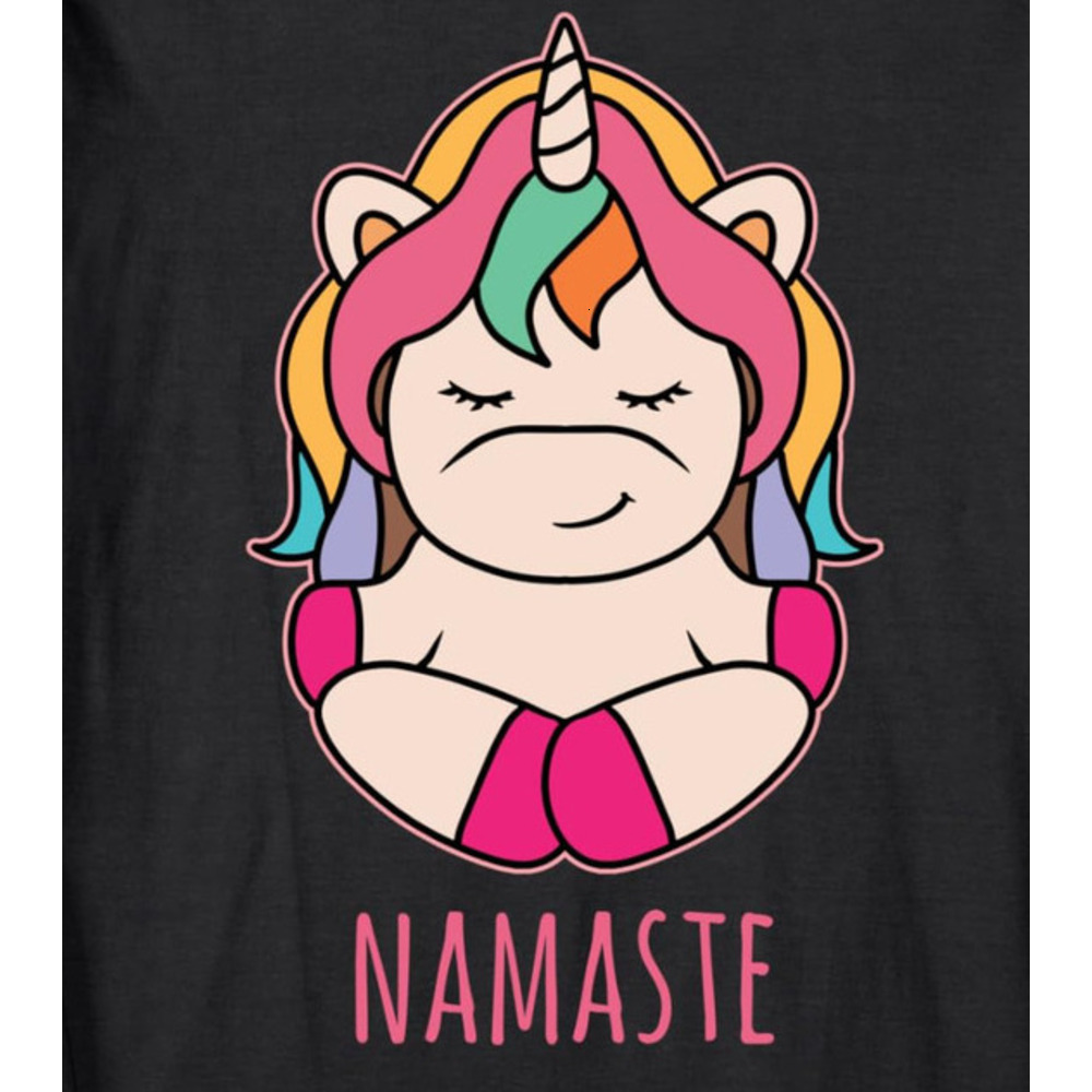 Long Sleeve Shirts for Men sweatshirt Lotus Pose Unicorn Yoga Namaste Yoga Day Funny Gift Long Sleeve T-Shirt T shirt Tee Streetwear Casual tops cloth