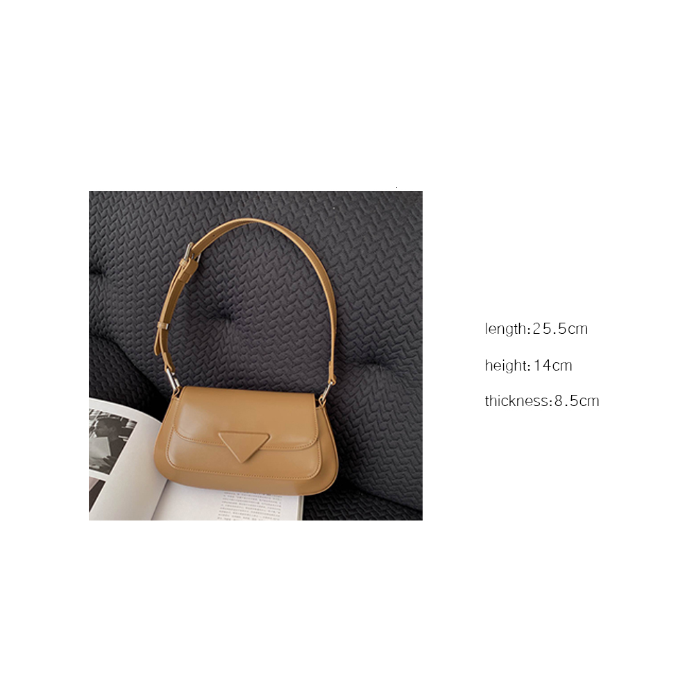 Retro Designer Women's Saddle Fashion Single Shoulder Underarm Bags With Adjustable Strap dddmymoon