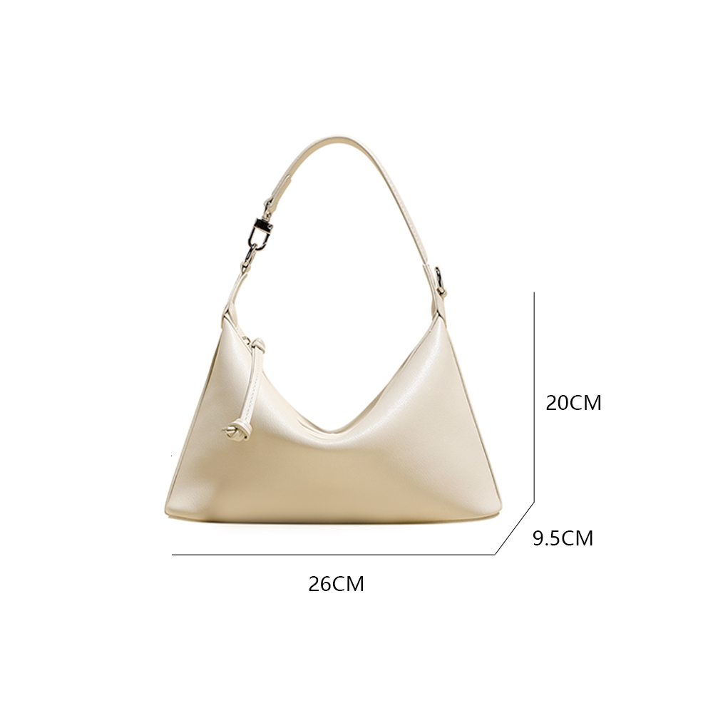 LEVANE Underarm Split Leather Versatile For Women Purses And Handbags Commuter Shoulder Bag dddmymoon