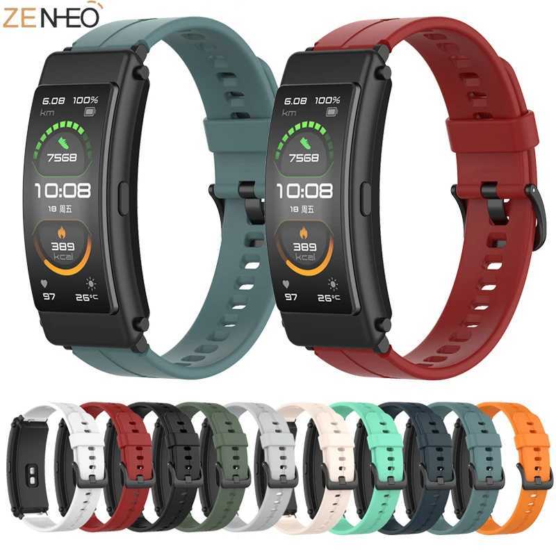 New Arrival 16mm silicone Wahband for TalkBand B6 B3 Talk Band B6 smart Wah wristband bracelet sports wristband replacement Correa Z241115